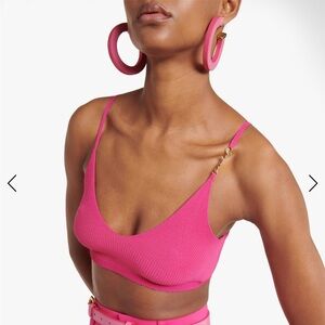 Jacquemus Pink Crop Top
